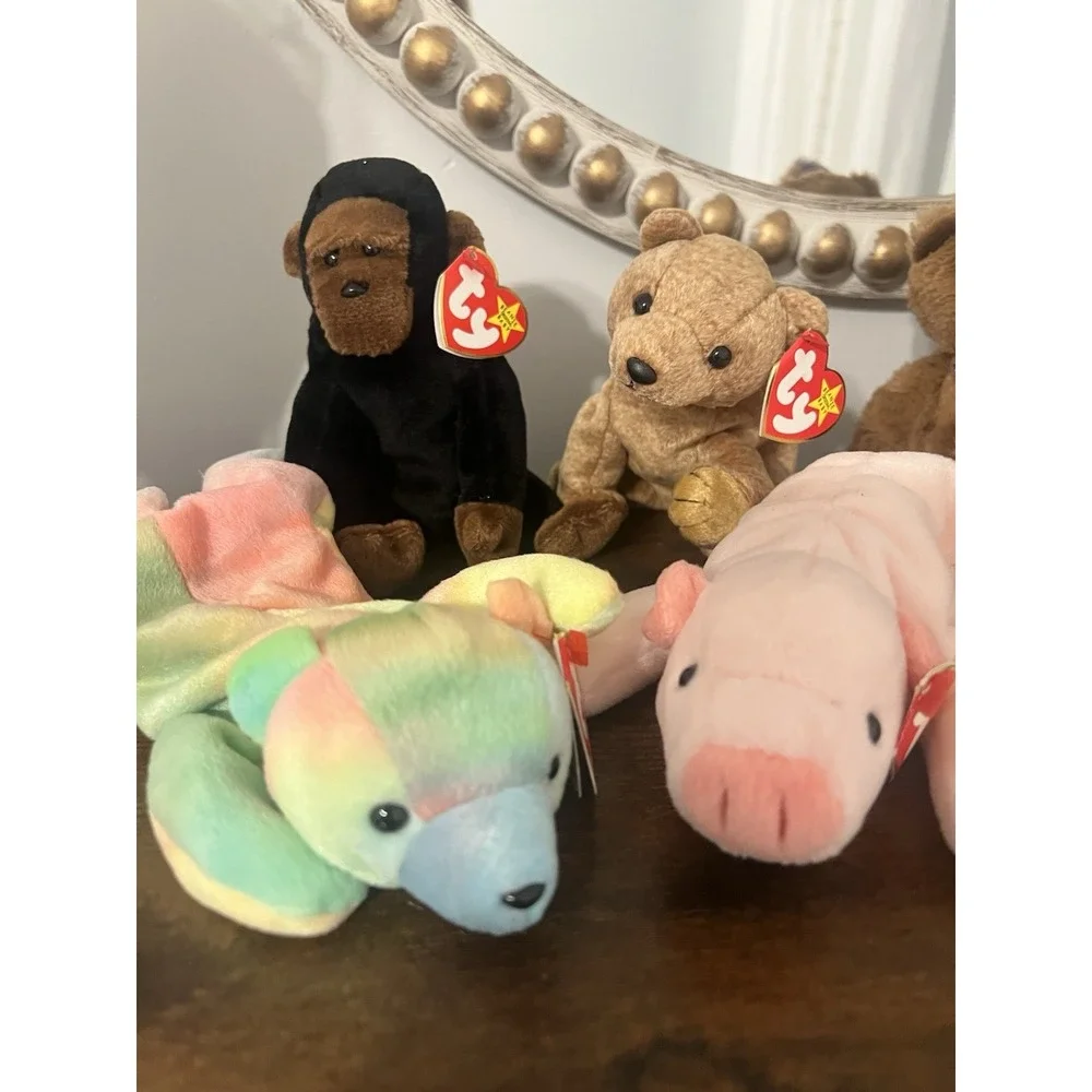 Authentic TY Beanie Babies from the 1990s–early 2000s
